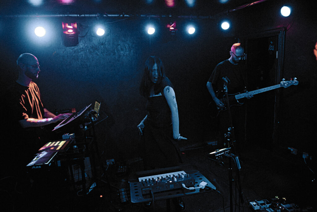 Explore the cold and brutalist world of Dlina Volny –   album release show at the Black Heart