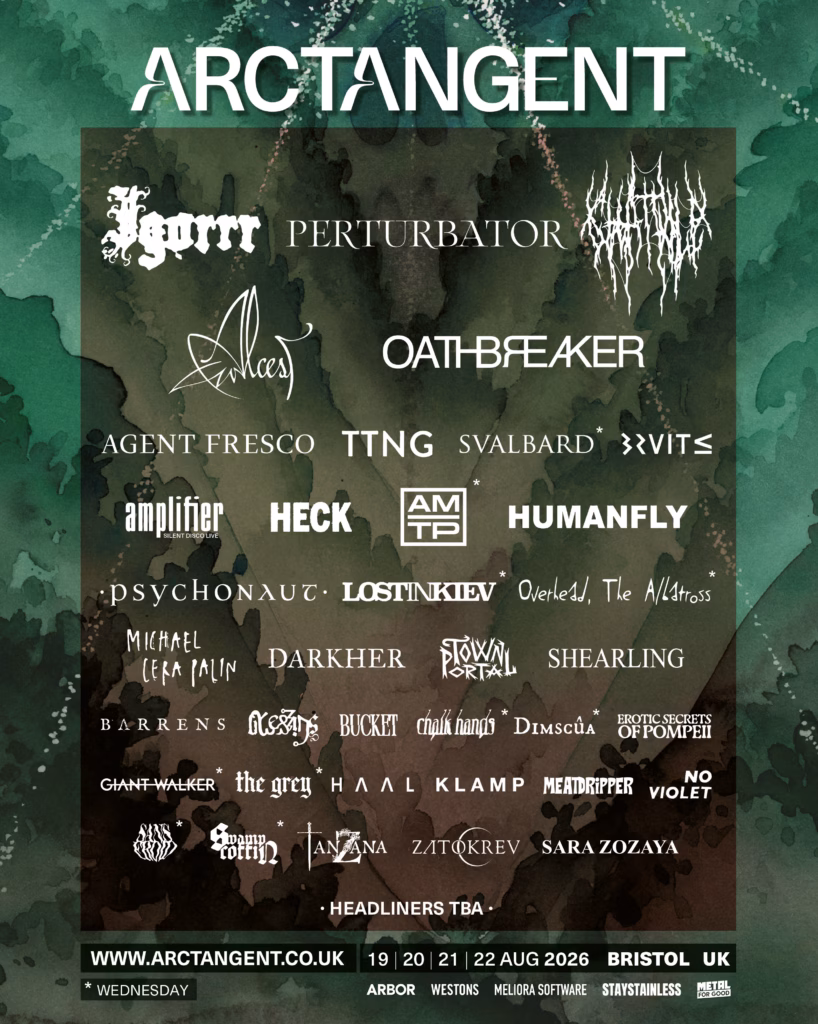 ArcTanGent announces first names for 2026 edition