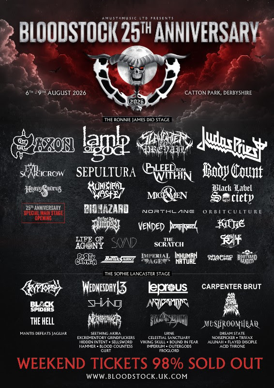 bloodstock 2026 poster lineup