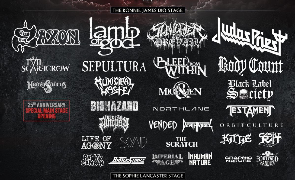 bloodstock poster 2025 testament announcement