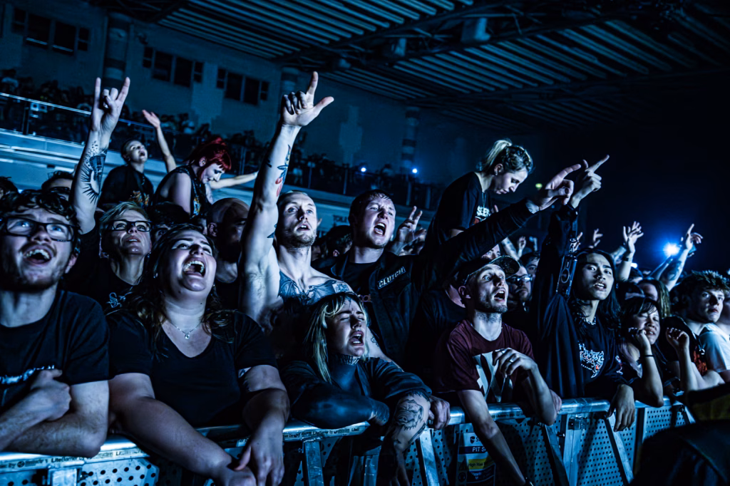 While She Sleeps takes over Doncaster Dome for a hometown show to celebrate their 20-year anniversary 28 4. While She Sleeps Doncaster Nic Howells 06