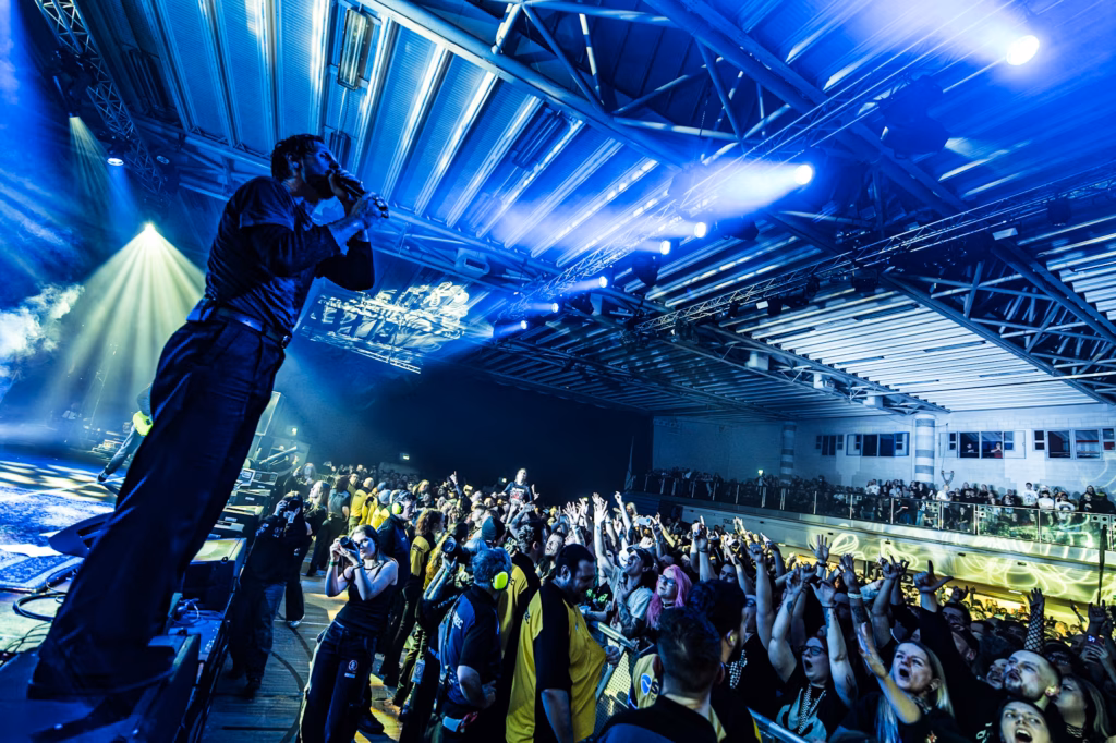 While She Sleeps takes over Doncaster Dome for a hometown show to celebrate their 20-year anniversary 30 4. While She Sleeps Doncaster Nic Howells 08