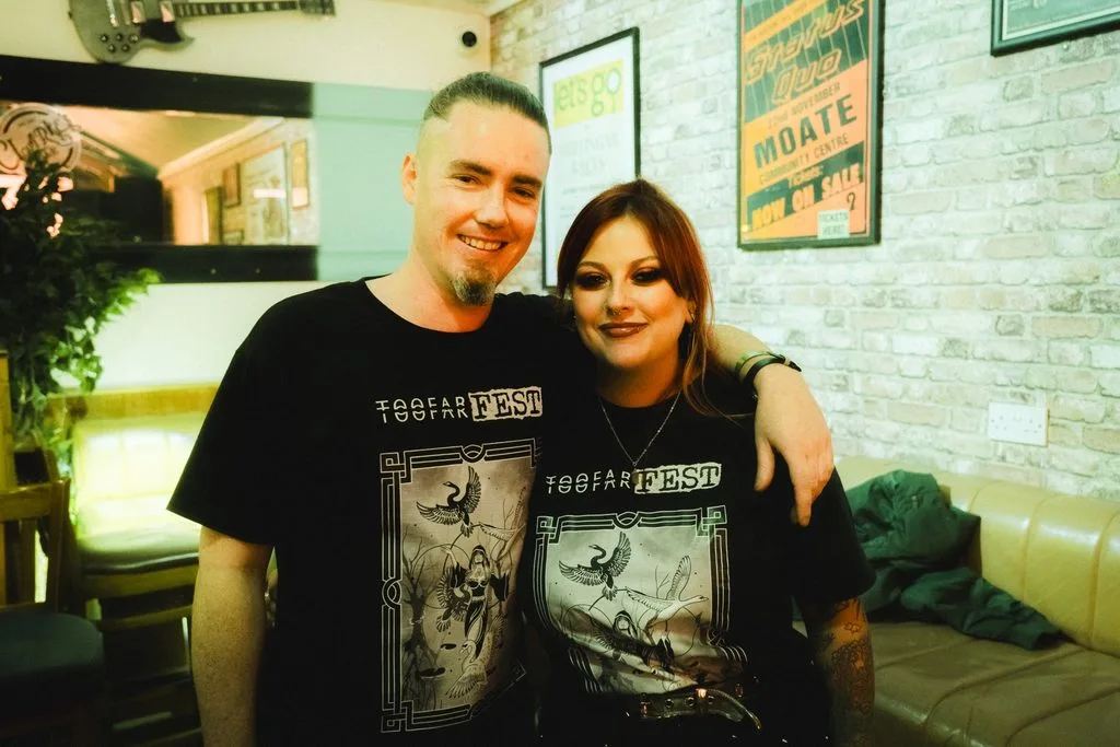 Aislinn and Anthony Too Far Fest Organisers photo by Luke Byrne