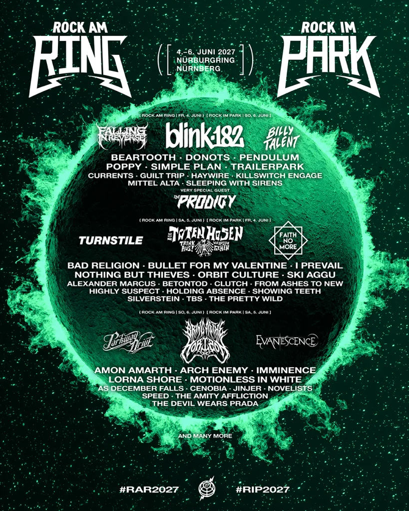 Rock am Ring and Rock im Park add 24 more acts for 2027