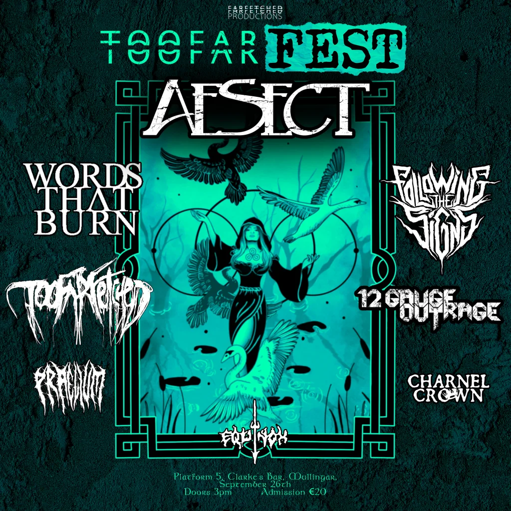 TooFarFEST 2026 – The first Irish metal festival raising funds for Dogs in need