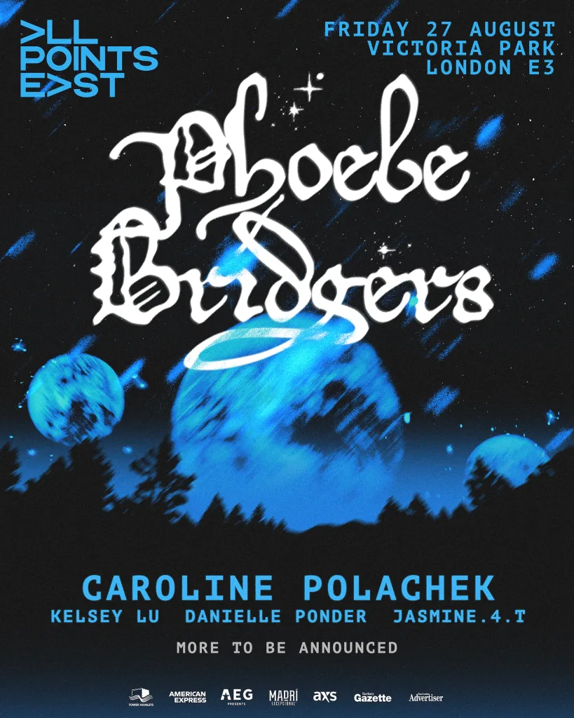 All Points East 2027 announces Phoebe Bridgers as first headliner 2 all points easst phoebe bridges