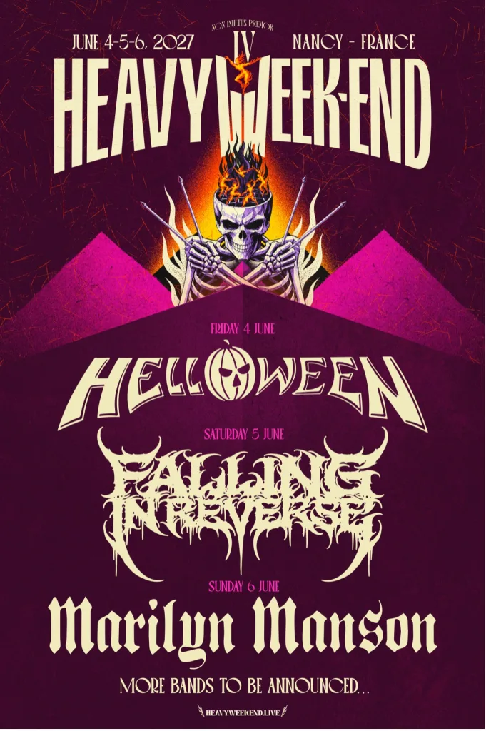 Heavy Week-End 2027: The Fourth Edition Reveals Its Headliners 1 Heavy Week-End 2027: The Fourth Edition Reveals Its Headliners