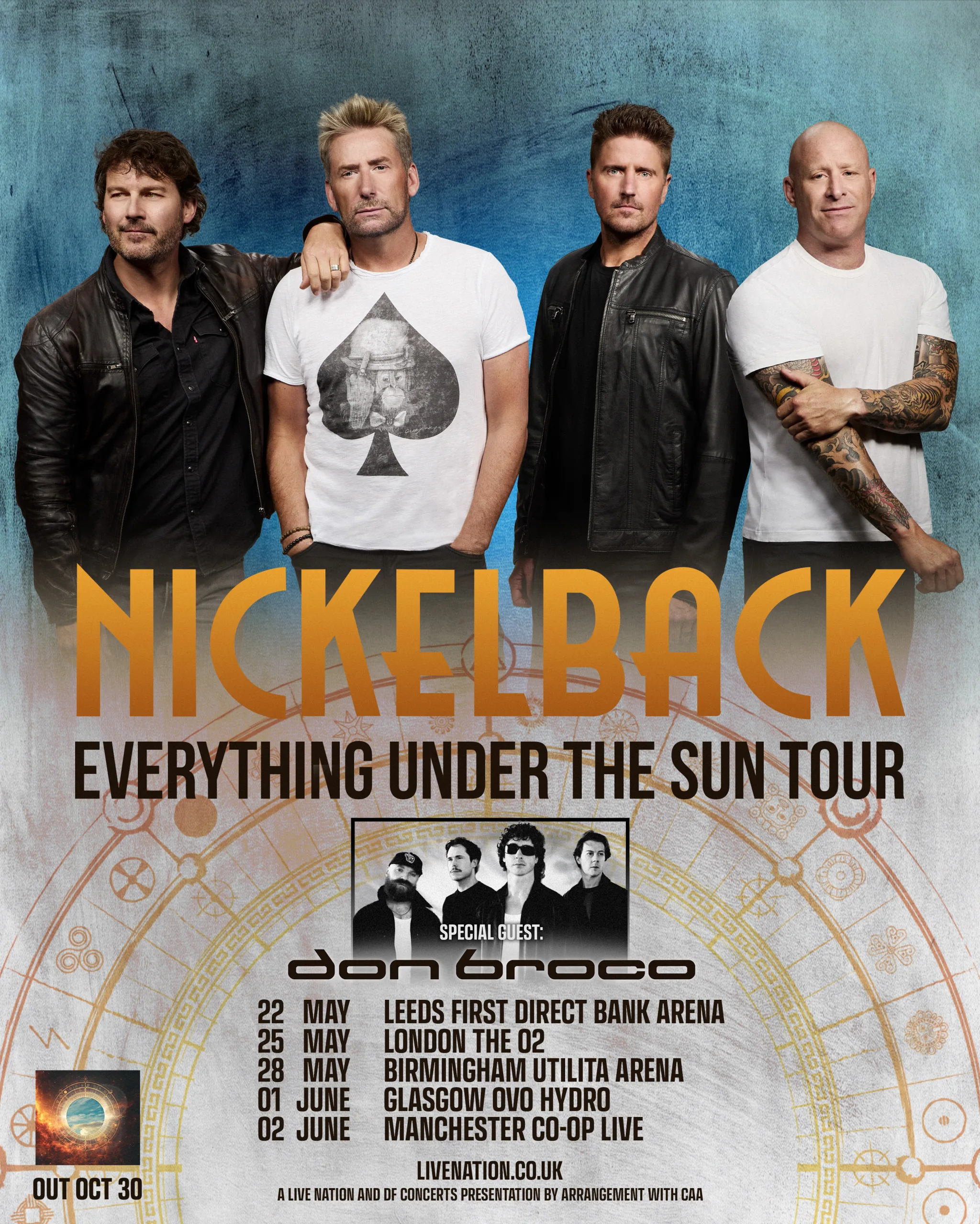 NICKELBACK ANNOUNCES THE EVERYTHING UNDER THE SUN TOUR