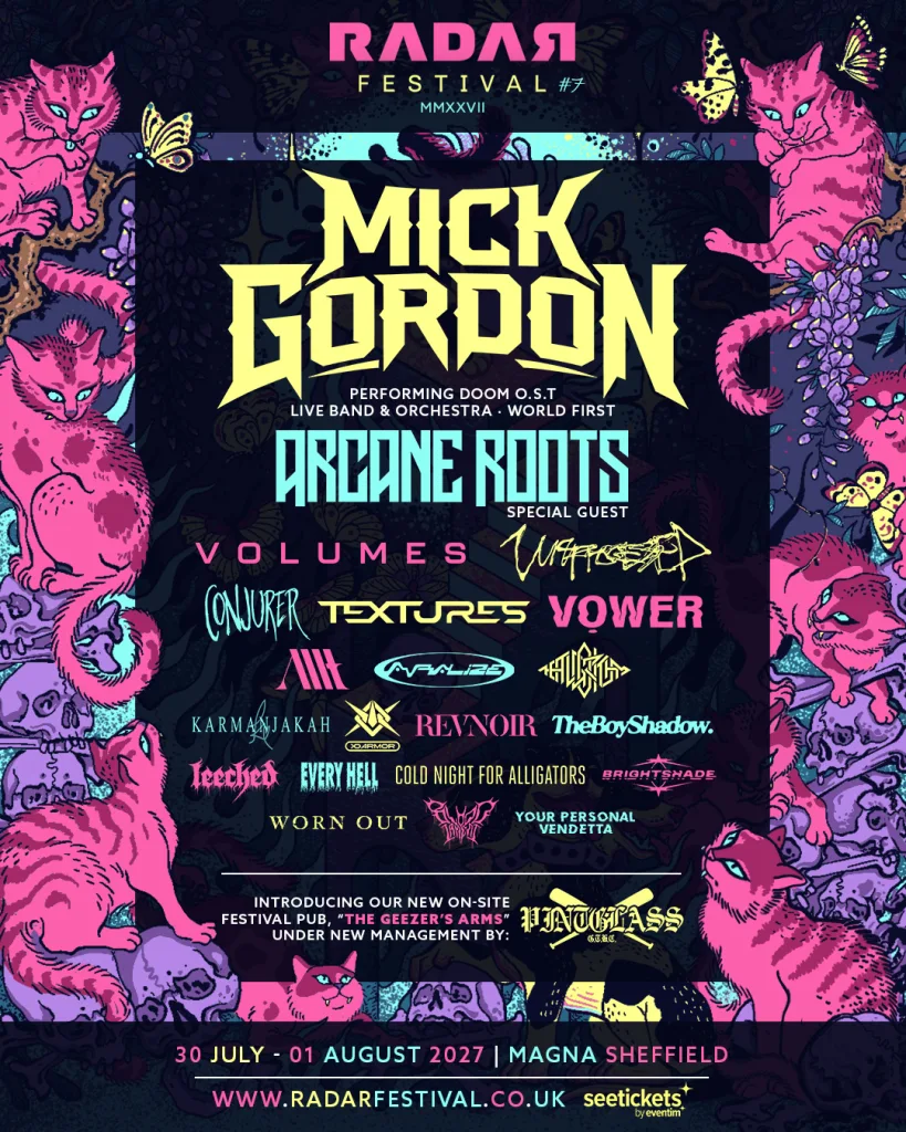 RADAR Festival 2027 announces first wave of bands: Arcane Roots, Volumes, Vower, and more