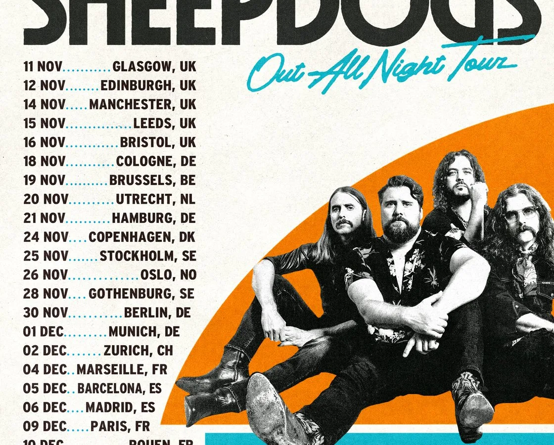 The Sheepdogs to release new music ahead of return to Europe this November and December🔸
