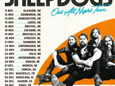 The Sheepdogs to release new music ahead of return to Europe this November and December🔸