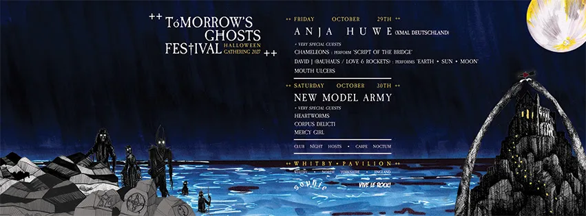 Tomorrow's Ghosts Festival announces 2027 line-up with Anja Huwe, New Model Army and Chameleons 2 tomorrow ghosts festival